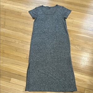 Gray Women's skin cotton maxi Dress